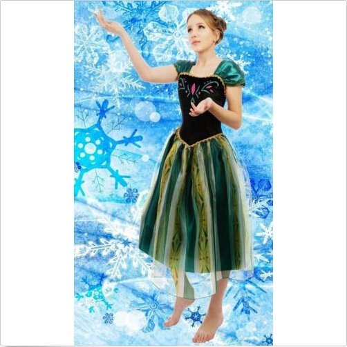αννα-Elsa-Anna-frozen-Ice-Snow-Queen-Party-Costume-Cosplay-Dress-Adult-Girls-Lady-Cinderella-Snow1