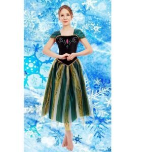 αννα-Elsa-Anna-frozen-stoli-enilikes-megalous-Ice-Snow-Queen-stoles-prigipisa-pagou