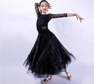 tango-δόντια-ευρωπαικο-συσφιξη-paidiko-forema-evrwpakwn-horwn-ballroom-dress-mayro
