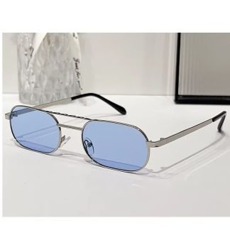 Photochromic μεταλικά Γυναικεία Ασημί-Μπλε γυαλιά ηλίου UV400