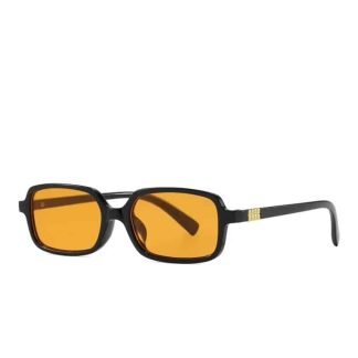 Ορθογώνια Γυναικεία Leopard-Πορτοκαλί γυαλιά ηλίου UV400